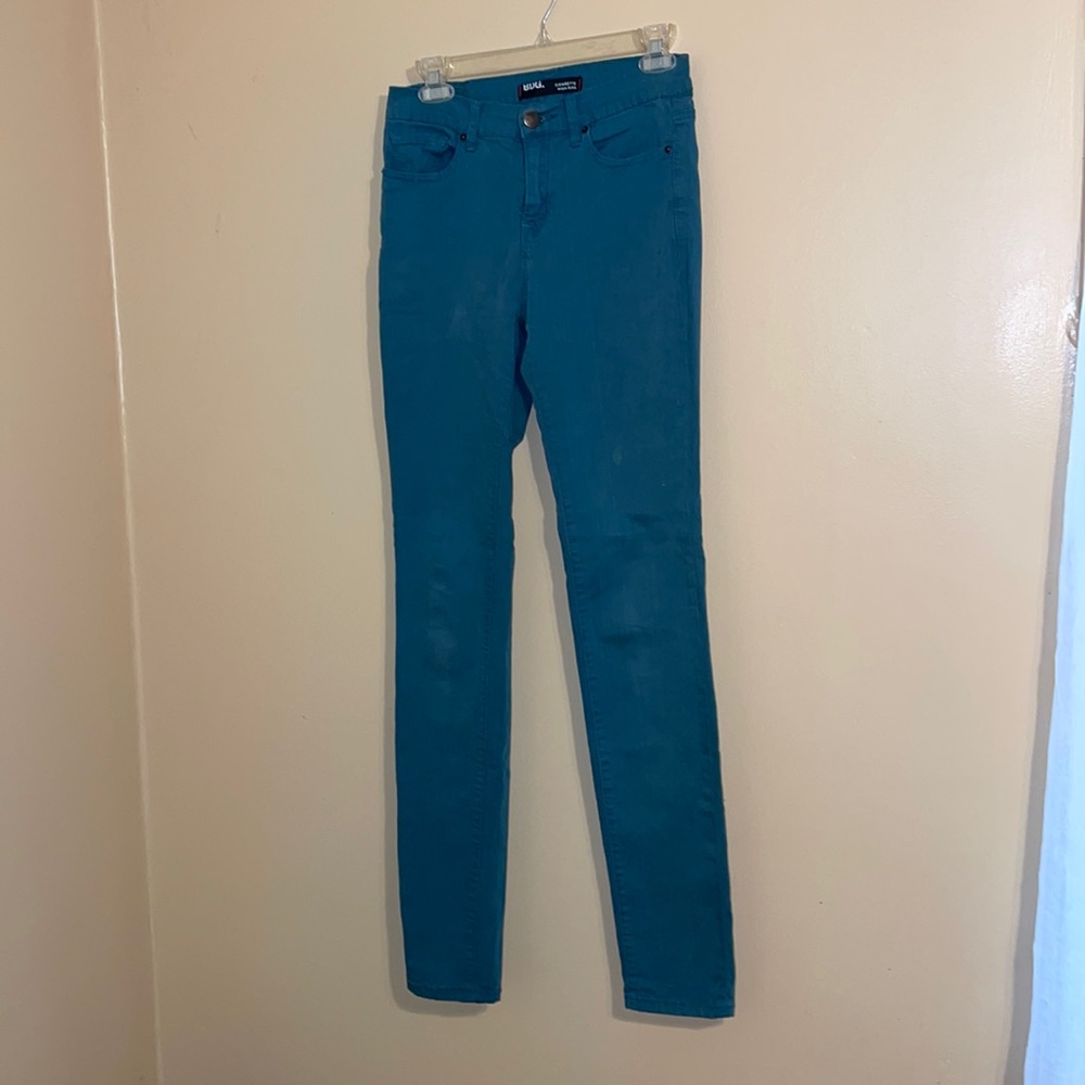 BDG UO Teal Cigarette High Rose Jeans